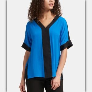 DKNY Colorblocked Top